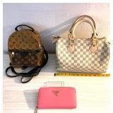 HPT044 Three Designer Style Purses