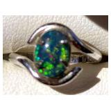 HPT077 Opal Ring (genuine ) SZ 5