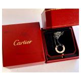 HPT108 Cartier Love Necklace W/ Diamonds