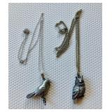 HPT129 2 More SS Pewter Necklaces 