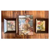 AAT005- Vintage Hummel? Children Prints & Huldah Cherry Jeffe Reprint