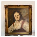 AAT006 Original Framed Picture Of A Woman