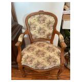 AAT009 Carved Wooden Russian Armchair 