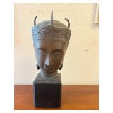 AAT048- Vintage Metal Buddha Sculpture 