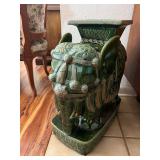 AAT067- Large Ceramic Garden Elephant Table