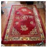 AAT111 Red Asian Inspired Area Rug