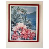 AAT181- Large Framed Tropical Print