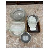 AAT276- Assorted Glass Bakeware & Bowls Pyrex