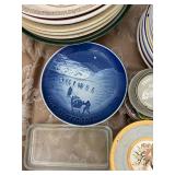 AAT277- Various Vintage Serveware & Porcelain Wall Plates