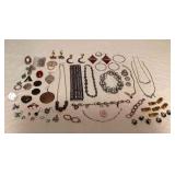 MMF015 Broken & Mis-Matched Costume Jewelry For Crafting 