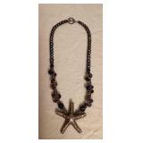 MMF016 Fresh Water Pearl Starfish Necklace 