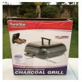 MMF043 Marsh Allan 14 Inch Portable Tabletop Charcoal Grill New