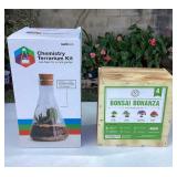 MMF061 Bonsai & Glass Terrarium Kit New