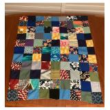 MMF077 Hawaiian Patchwork Quilt Baby/Lap Blanket 