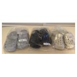 MMF084 Three Pairs Of Clogs Women’s Size 8-9? New