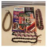 MMF095 Various Lei Making Guide Books & Beautiful Leis