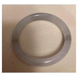 MMF122 Polished Stone Bangle Bracelet New