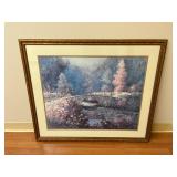 AAA013 Large Framed & Matted Scenic Picture 