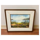 AAA014 Framed Original Scenic Painting “Early Summer” By Michael Powell