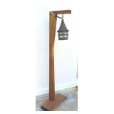 CIP103 - KOA WOOD/Metal - Vintage Standing Lamp 
