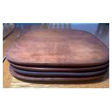 CIP115 - KOA WOOD Plates (4) 