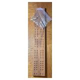 CIP118 - KOA WOOD Cribbage Board w/Pegs