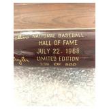 CIP140 - 1968 Baseball HOF Brown Bat with Case - COA 