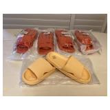 CCS039 Yellow & Orange Slides Women’s Size 7-8? New