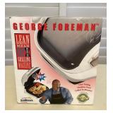 CCS049 George Foreman Lean Mean Fat Grilling Machine New