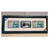 CCS053 Framed US Navy Submarines US Postal Stamps