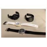 CCS063 Four Men’s Silicone Band Watches