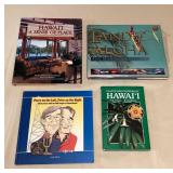 CCS084 Four Hawaiian Themed Hardcover Books
