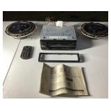 CCS104 Kenwood Car Stereo & Two Sony Speakers
