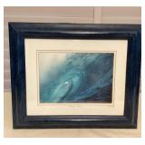 CCS111 Framed Art Photography Of A Breaking Wave
