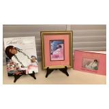 CCS170 Framed Diana Hansen-Young Picture & Two Art Books
