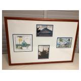 CCS196 Koa Framed Photos & Pictures Of St. Peter