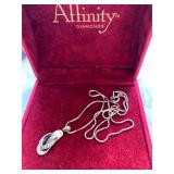 HFF016 Diamond SS “Slipper” Necklace