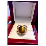 HFF026 Tigers Eye GF Ring