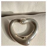 HFF029 TIFFANY Diamond Heart ❤️ Pendant