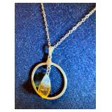 HFF041 Citrine GF Necklace