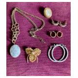 HFF094 Costume Jewelry Lot (9)