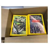 FTH011 Box Of National Geographic Magazines