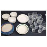 FTH032 - Assorted Serving Bowls And Glassware
