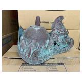 FTH127 Asian Copper Helmet, Howard Miller Mantel Clock, Moroccan Wooden Bowl & More!