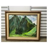 FTH129- Nuuanu Mountains, Oahu Painting On Canvas