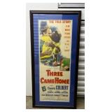 FTH130- 1950 Movie Poster Of Three Came Home 