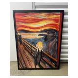 FTH142- Edvard Munch The Scream Framed Canvas Art 