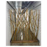 FTH161 Natural Wood Room Divider #1