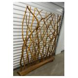 FTH162 Natural Wood Room Divider #2