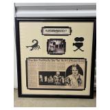 FTH166- Framed Sunday Light Newspaper Article